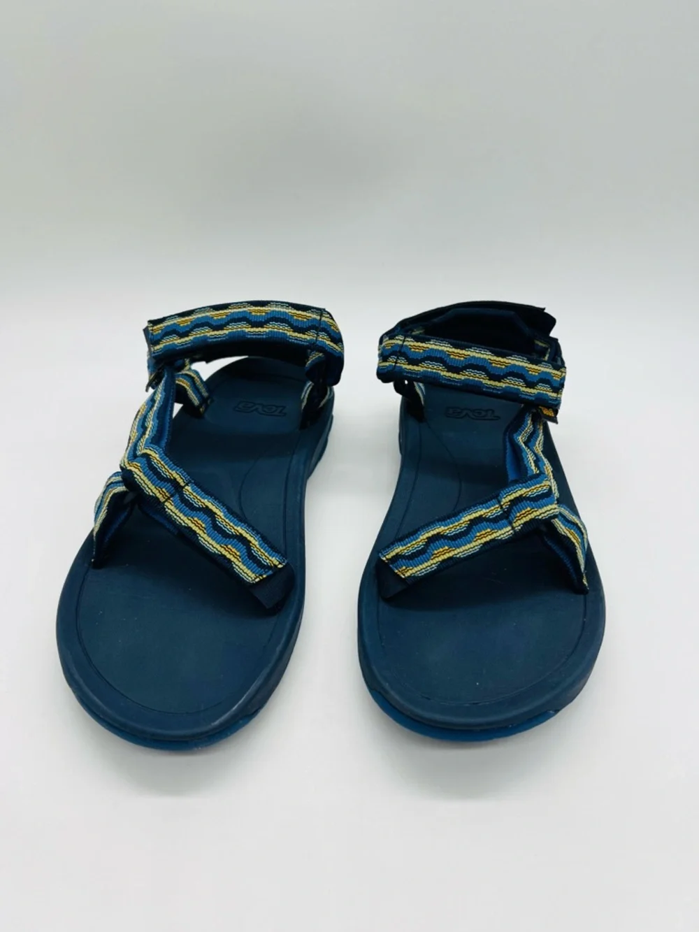 Teva Kids’ Hurricane XLT 2 Sandals Blue with Yellow Accent Straps Size 6 Youth